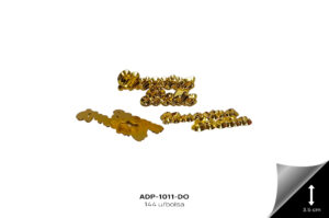 ADP-1011-DO Adornos plasticos - nuestra boda REF: 2227-GD GOLD 144 u/bolsa - ADP-1011-DO