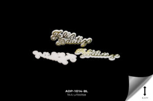 ADP-1014-BL Adornos plasticos - feliz bautizo REF: 2231-WHS WHITE 144 u/bolsa - ADP-1014-BL