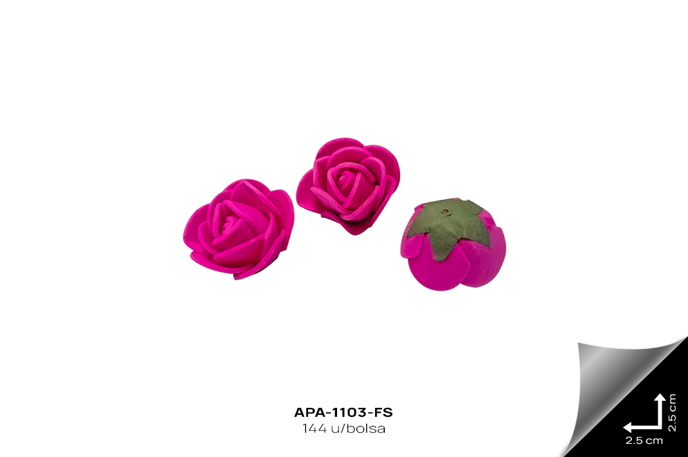 APA-1103-FS FLOR FOAMI FUCSIA - APA-1103-FS