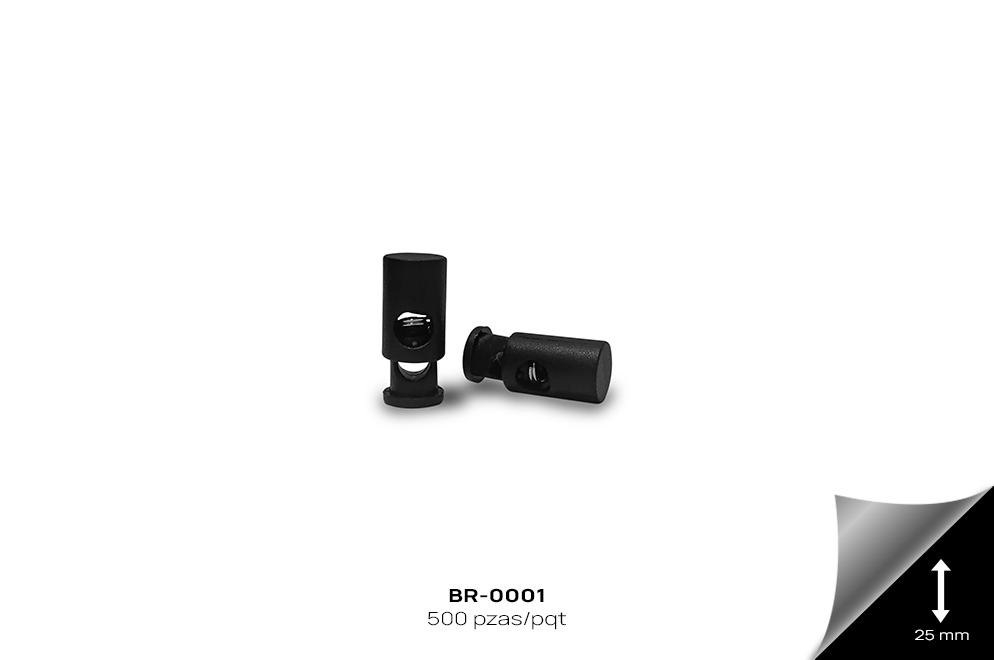 BR-0001 AHORCADOR PLASTICO , NEGRO - BR-0001