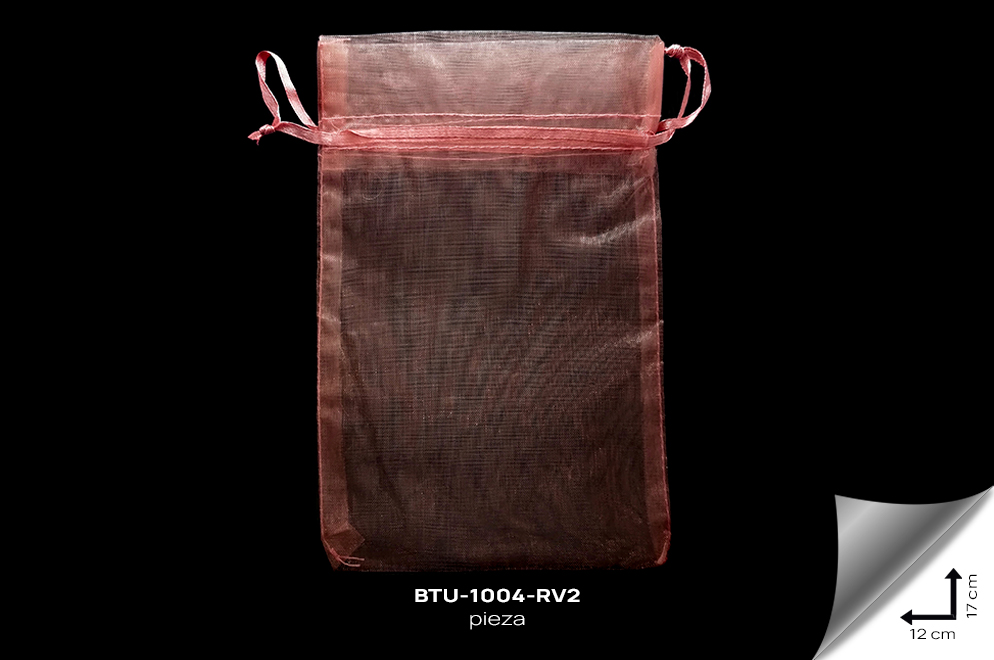 BTU-1004-RV Bolsa Tull Palo de Rosa - BTU-1004-RV