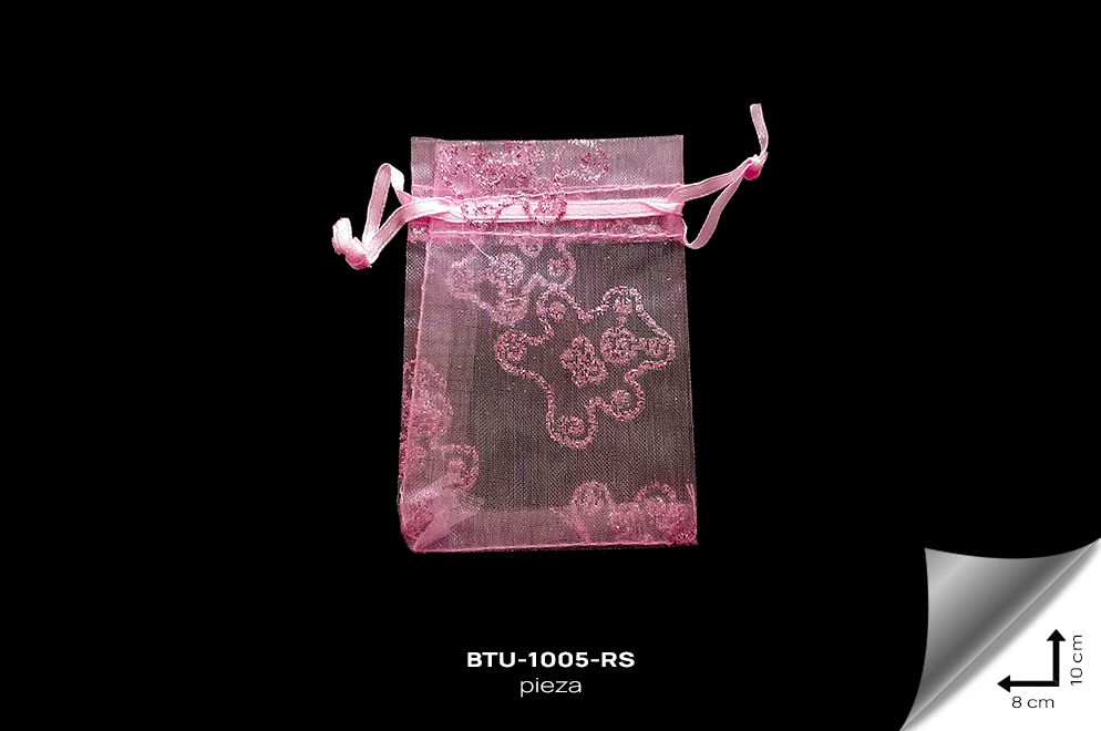 BTU-1005-RS Bolsa de tull REF: 412A PINK - BTU-1005-RS