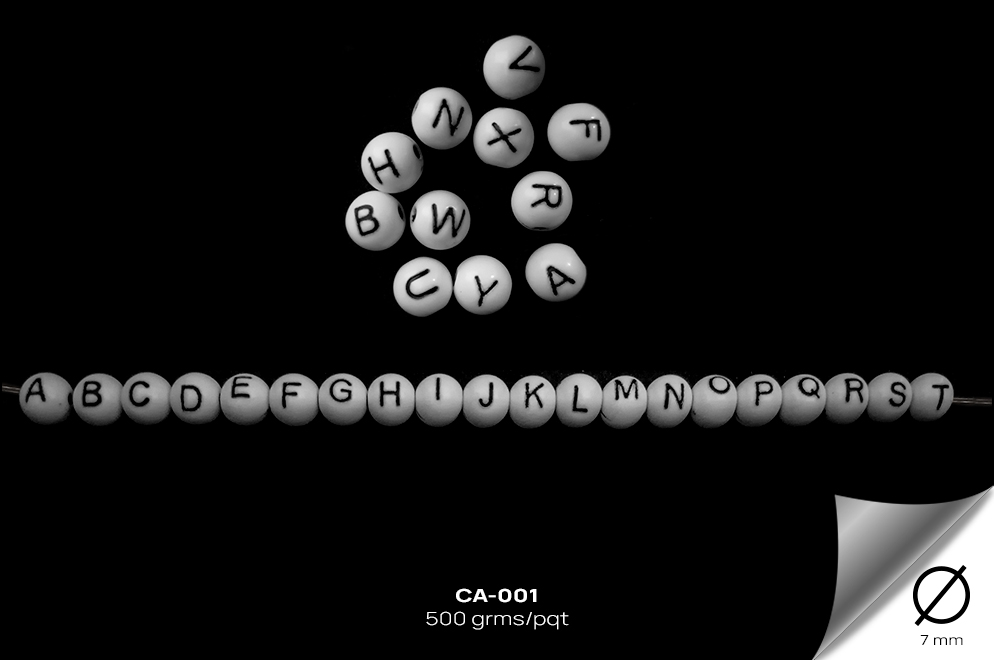 CA-001 CUENTAS DE ALFABETO, - CA-001