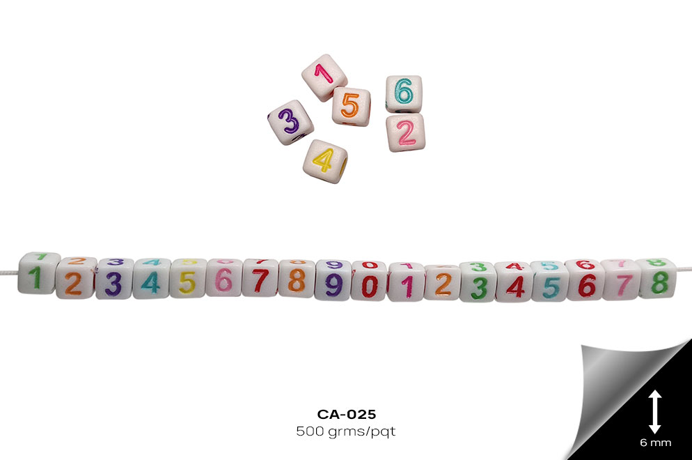 CA-025 CUENTA CUBO BLANCO/MT - CA-025