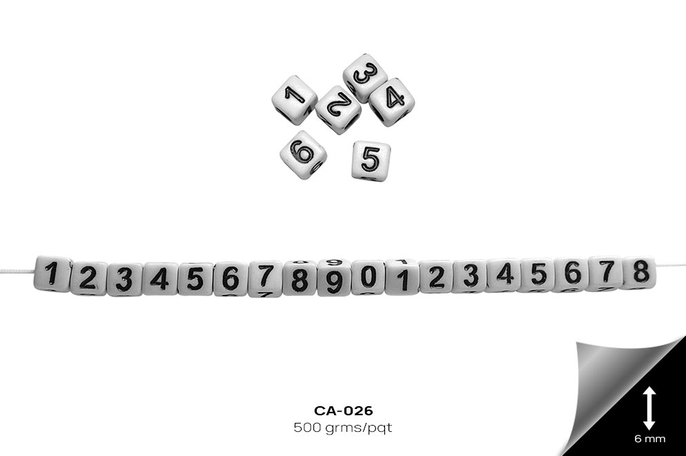 CA-026 CUENTA CUBO BLANCO/NEG - CA-026