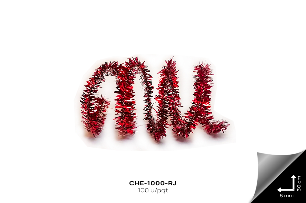 CHE-1000-RJ LIMPIA PIPAS METALIZADO ROJO - CHE-1000-RJ