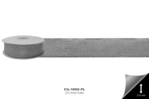 CIL-1002-PL Cinta Lurex 25mm REF: 6006 (1") - CIL-1002-PL