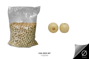 CM-003-NT CUENTA DE MADERA NATURAL - CM-003-NT