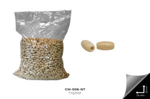 CM-006-NT CUENTA DE MADERA NATURAL - CM-006-NT