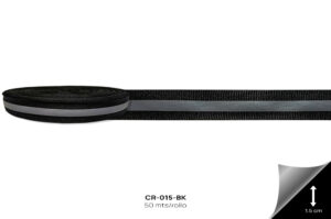 CR-015-BK Cinta Reflectiva Negra - CR-015-BK