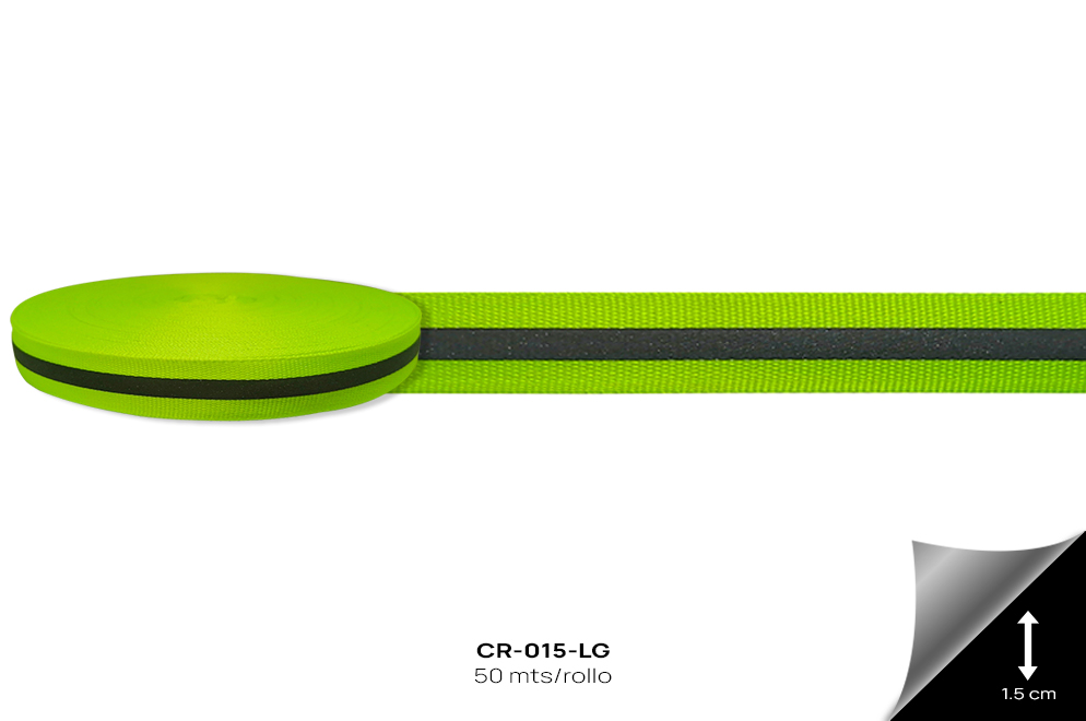 CR-015-LG Cinta Reflectiva Limon - CR-015-LG
