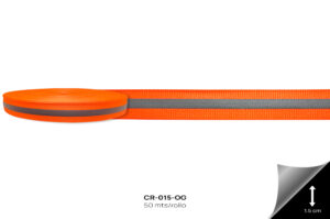 CR-015-OG Cinta Reflectiva Naranja - CR-015-OG