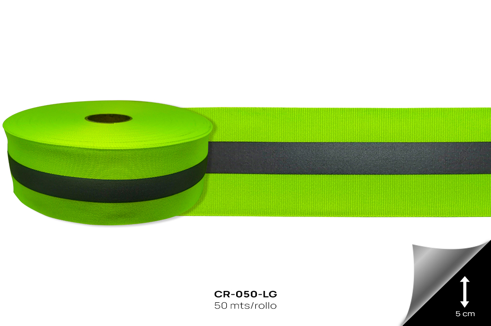 CR-050-LG Cinta Reflectiva Limon - CR-050-LG