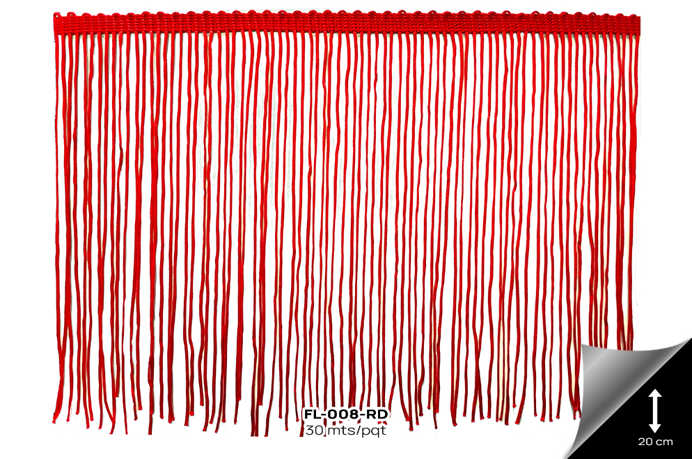 FL-008-RD FLECO 20 CM ROJO, - FL-008-RD