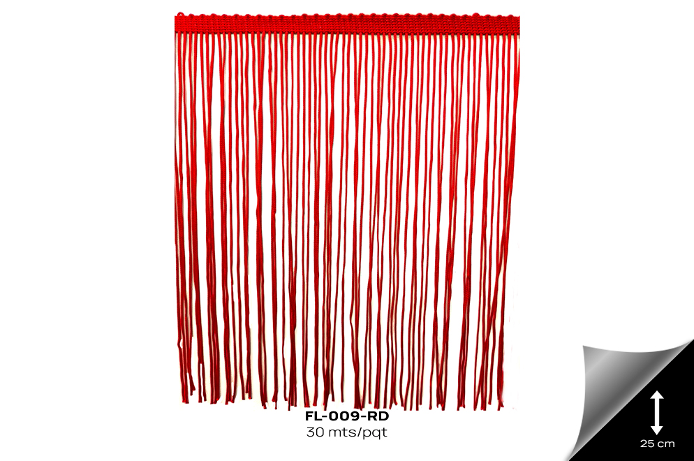FL-009-RD FLECO 25 CM ROJO, - FL-009-RD