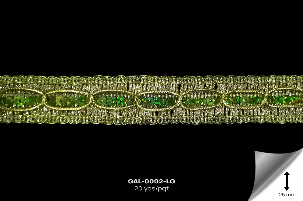 GAL-0002-LG GALON METALIZADO LIMON - GAL-0002-LG