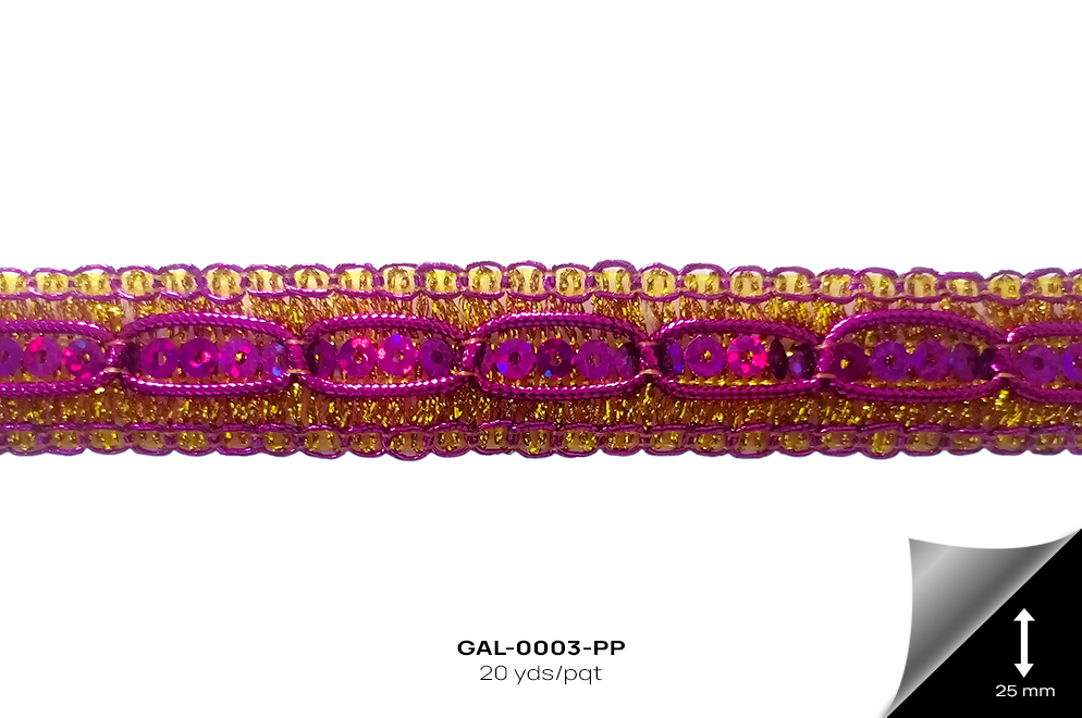 GAL-0003-PP GALON METALIZADO MORADO - GAL-0003-PP