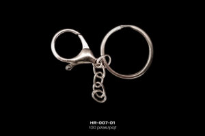 HR-007-01 BANDOLA CON ARGOLLA. PLATEADO. - HR-007-01