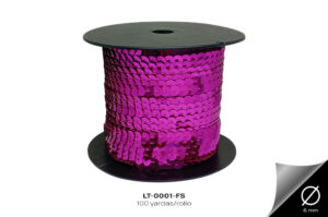 LT-0001-FS LENTEJUELA PLANA FUCSIA - LT-0001-FS
