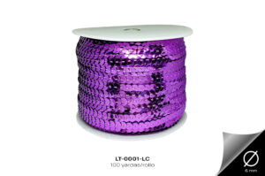 LT-0001-LC LENTEJUELA PLANA LILA - LT-0001-LC