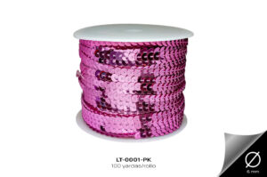 LT-0001-PK LENTEJUELA PLANA ROSA - LT-0001-PK