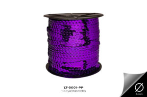 LT-0001-PP LENTEJUELA PLANA MORADO - LT-0001-PP