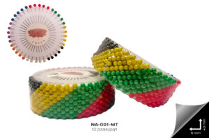 NA-001-MT Alfiler Rueda Multicolor - NA-001-MT