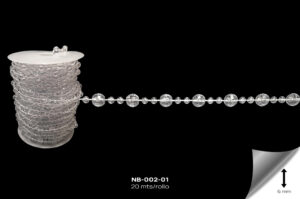 NB-002-01 Cortina Acrilica R01 Transparente - NB-002-01