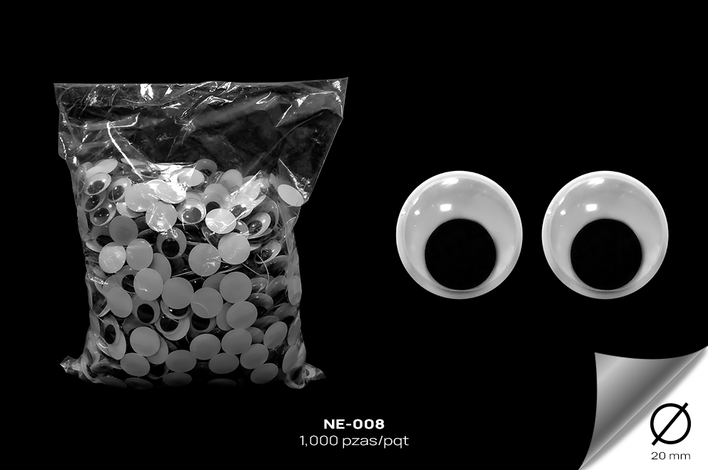 NE-008 Ojo Plastico Movil - NE-008