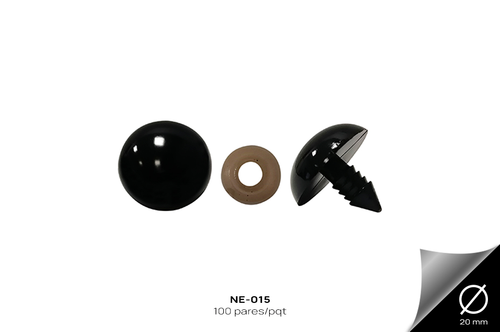 NE-015 Ojo Seguridad Negro. - NE-015