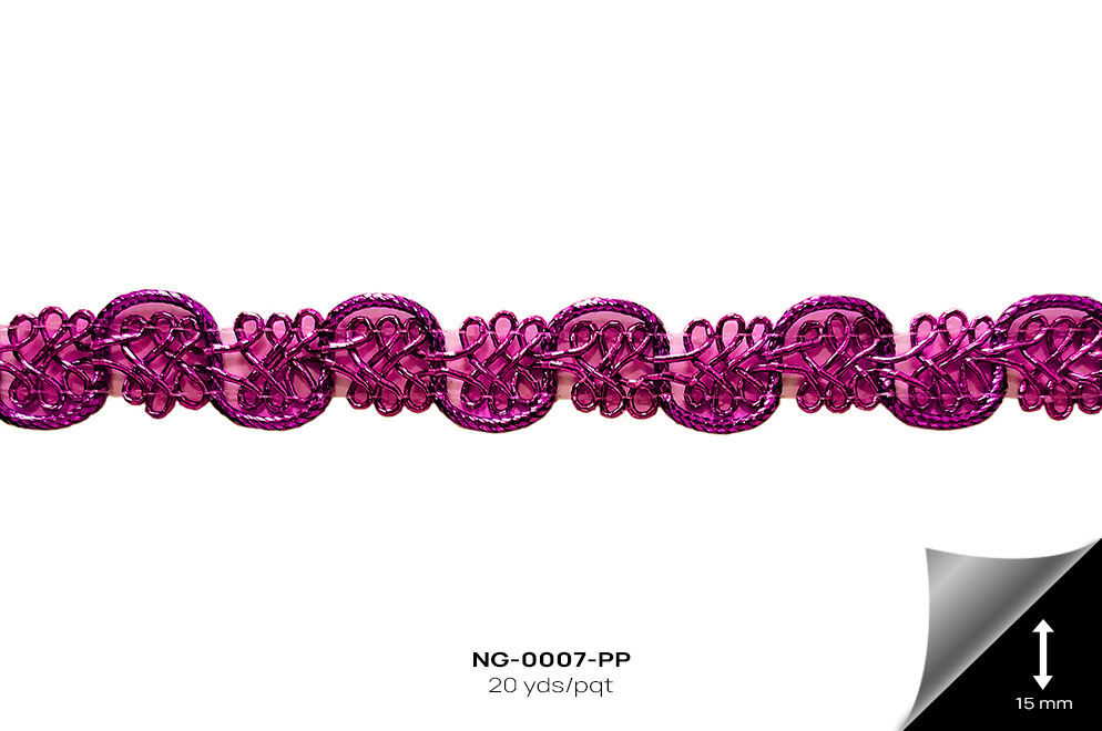 NG-0007-PP GALON METALIZADO MORADO - NG-0007-PP