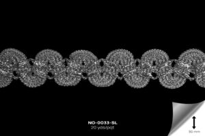 NG-0033-SL GALON METALIZADO PLATA - NG-0033-SL