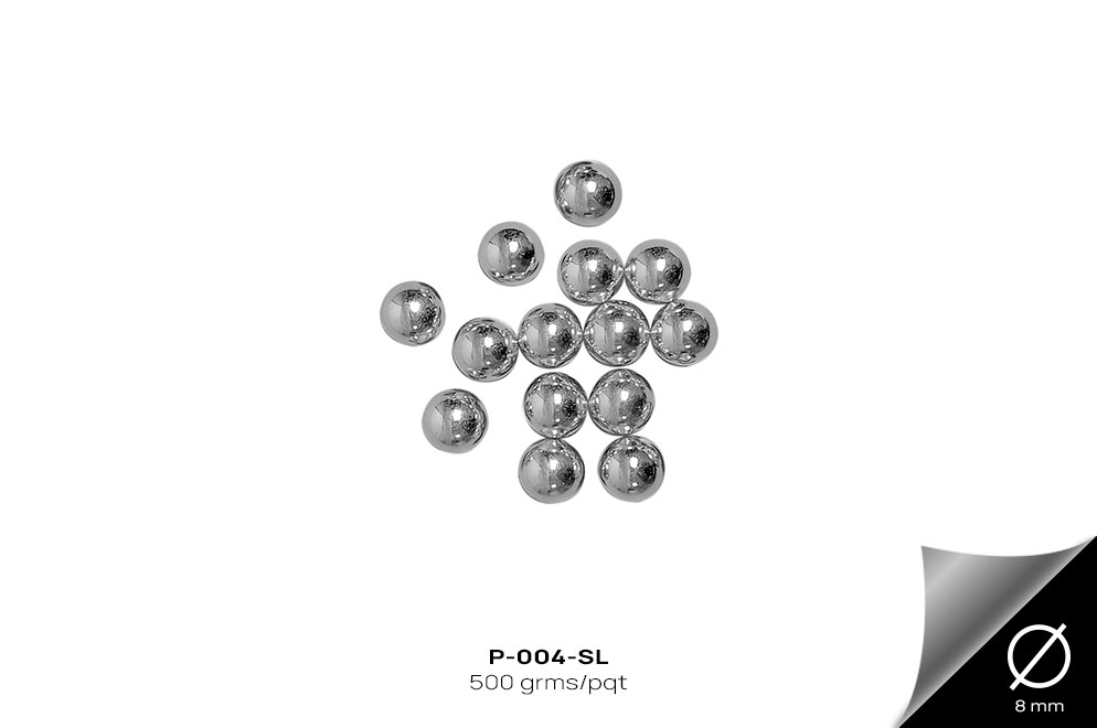 P-004-SL PERLA PLASTICA DORADA - P-004-SL