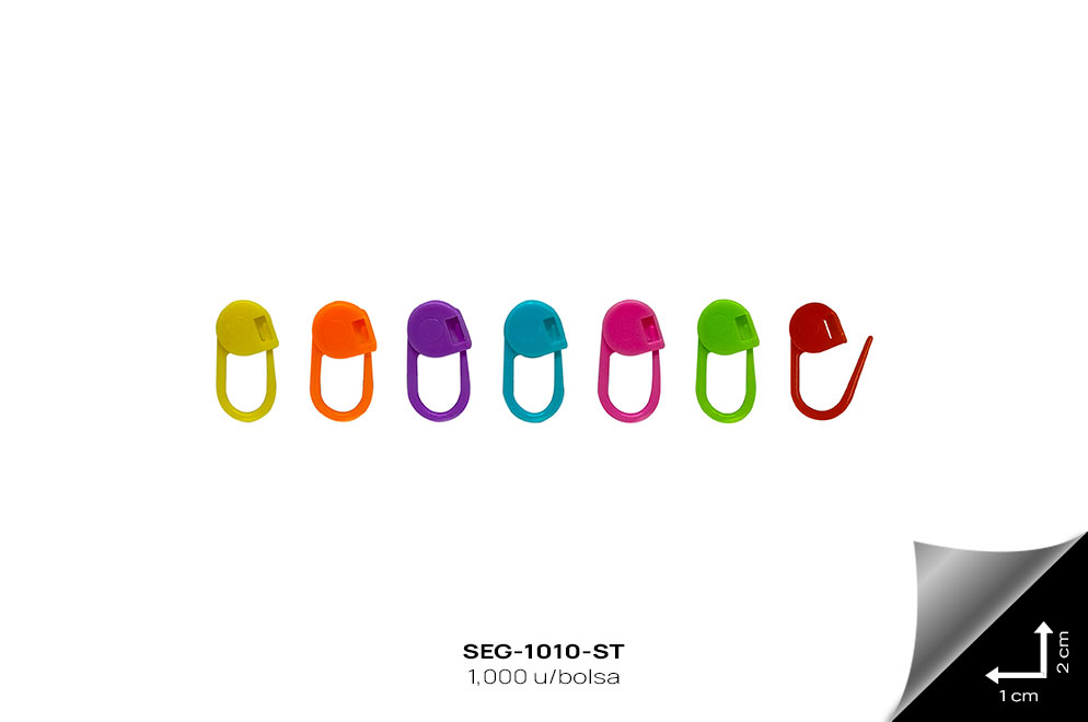 SEG-1010-ST Separador punto de tejido REF: SURTIDO 1000 u/bolsa - SEG-1010-ST