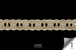 TB-0061 TIRA BORDADA HUESO - TB-0061