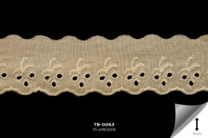 TB-0063 TIRA BORDADA HUESO - TB-0063