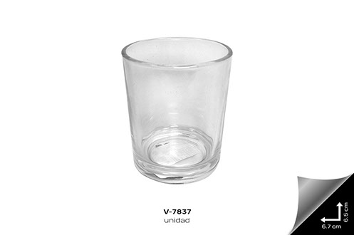 V-7837 FRASCO VIDRIO 7X8.4 CM - V-7837