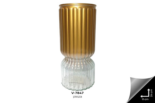 V-7847 JARRON DE VIDRIO - V-7847