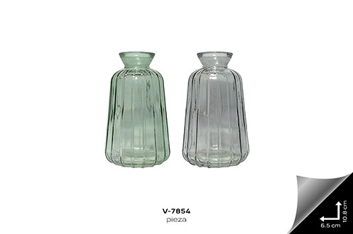 V-7854 JARRON DE VIDRIO - V-7854