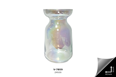 V-7859 JARRON DE VIDRIO - V-7859