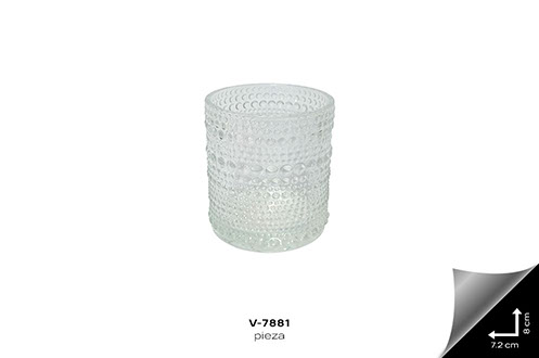 V-7881 VASO VIDRIO - V-7881